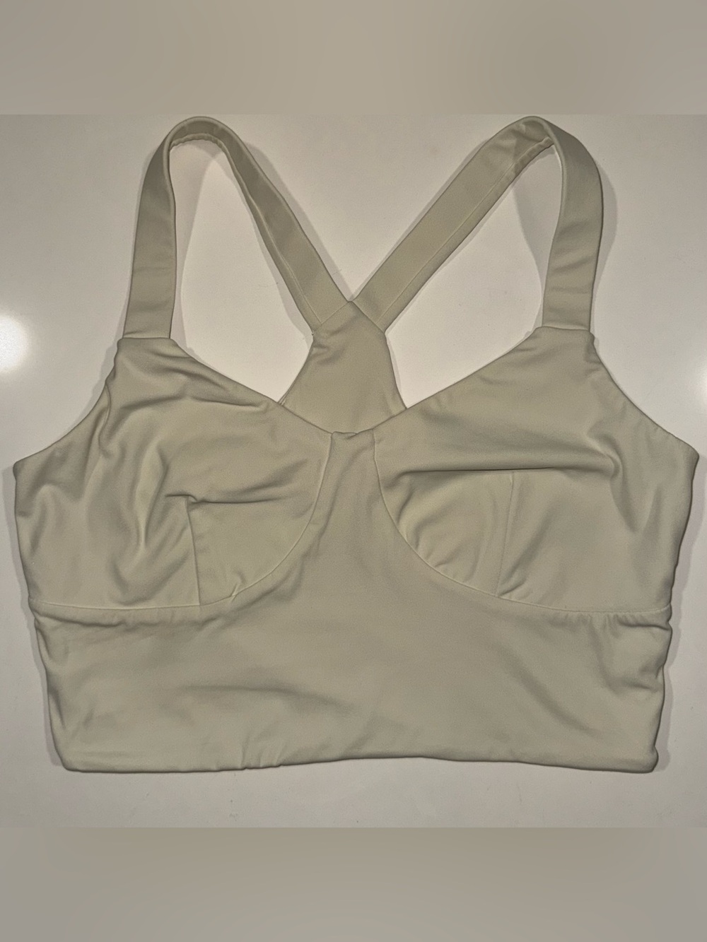 Goldhinge Everyday Supportive Sports Bra in Cream